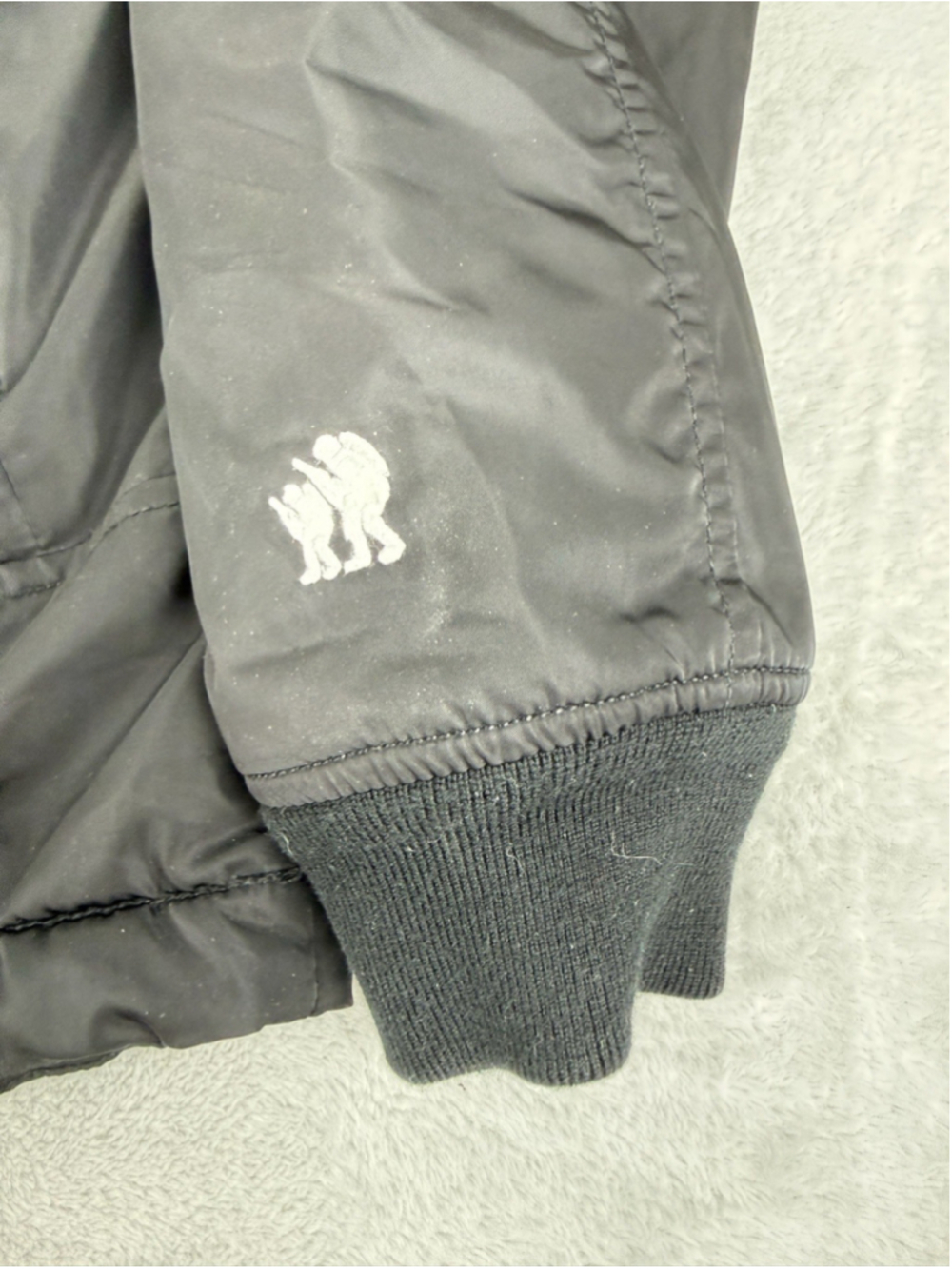 Aape By A Bathing Ape Men's Large Black Pullover Anorak Jacket - Picture 15 of 16